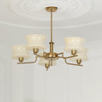 Belue lysekrone, vintage glasglobus, guld eller krom, E26/E27