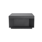 Outdoor Post Light, Black Metal, Frosted Acrylic, LED, IP65