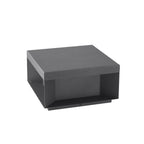 Outdoor Post Light, Black Metal, Frosted Acrylic, LED, IP65