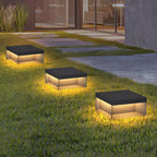 Outdoor Post Light, Black Metal, Frosted Acrylic, LED, IP65