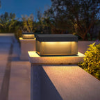 Outdoor Post Light, Black Metal, Frosted Acrylic, LED, IP65