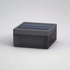 Outdoor Post Light, Black Metal, Frosted Acrylic, LED, IP65