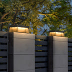 Outdoor Post Light, Black Metal, Frosted Acrylic, LED, IP65