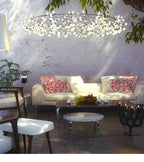 Firefly LED Chandelier, Black Branch Design, Dimmable, 30-135 Heads