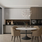 Firefly LED Chandelier, Black Branch Design, Dimmable, 30-135 Heads