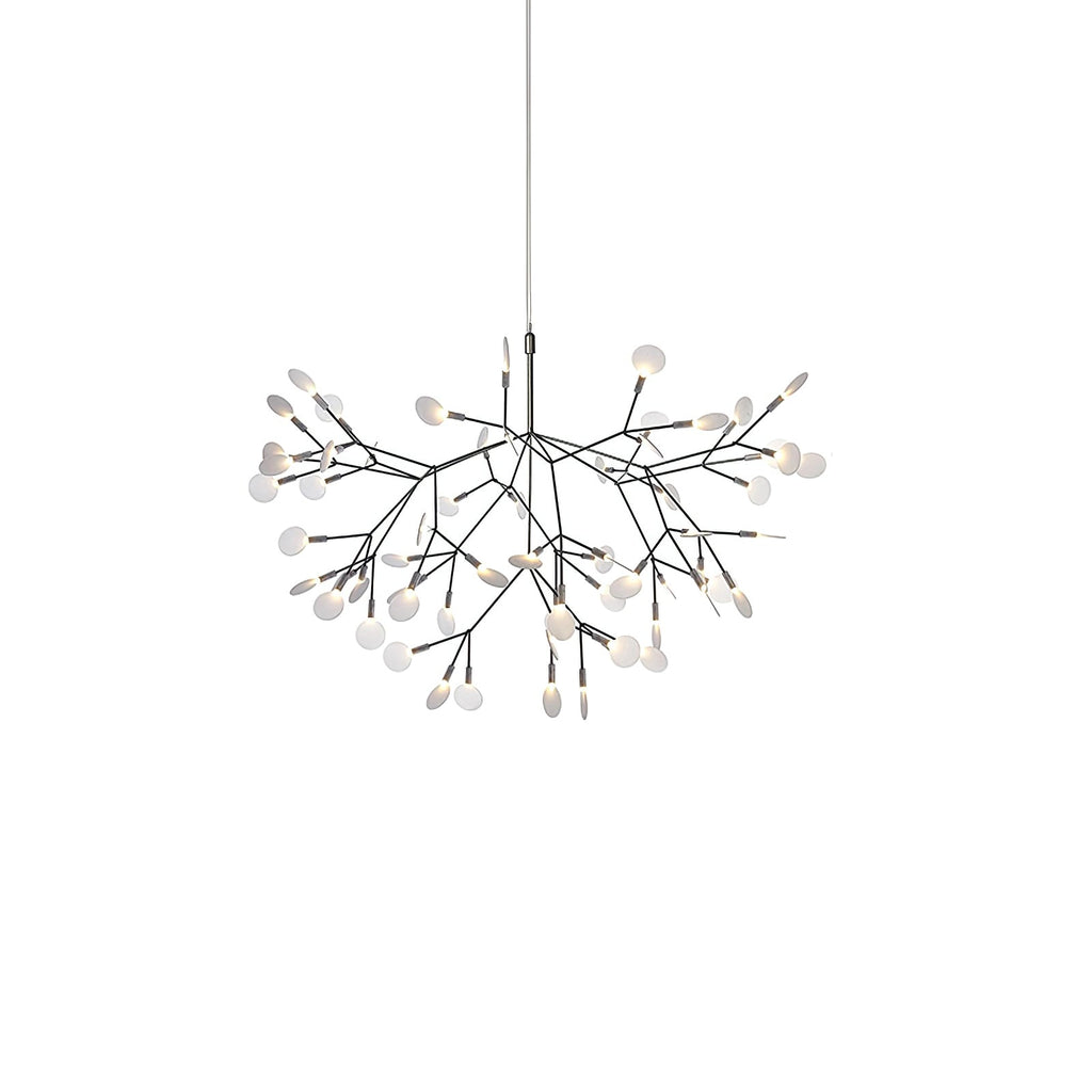 Firefly LED Chandelier, Black Branch Design, Dimmable, 30-135 Heads