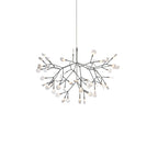 Firefly LED Chandelier, Black Branch Design, Dimmable, 30-135 Heads