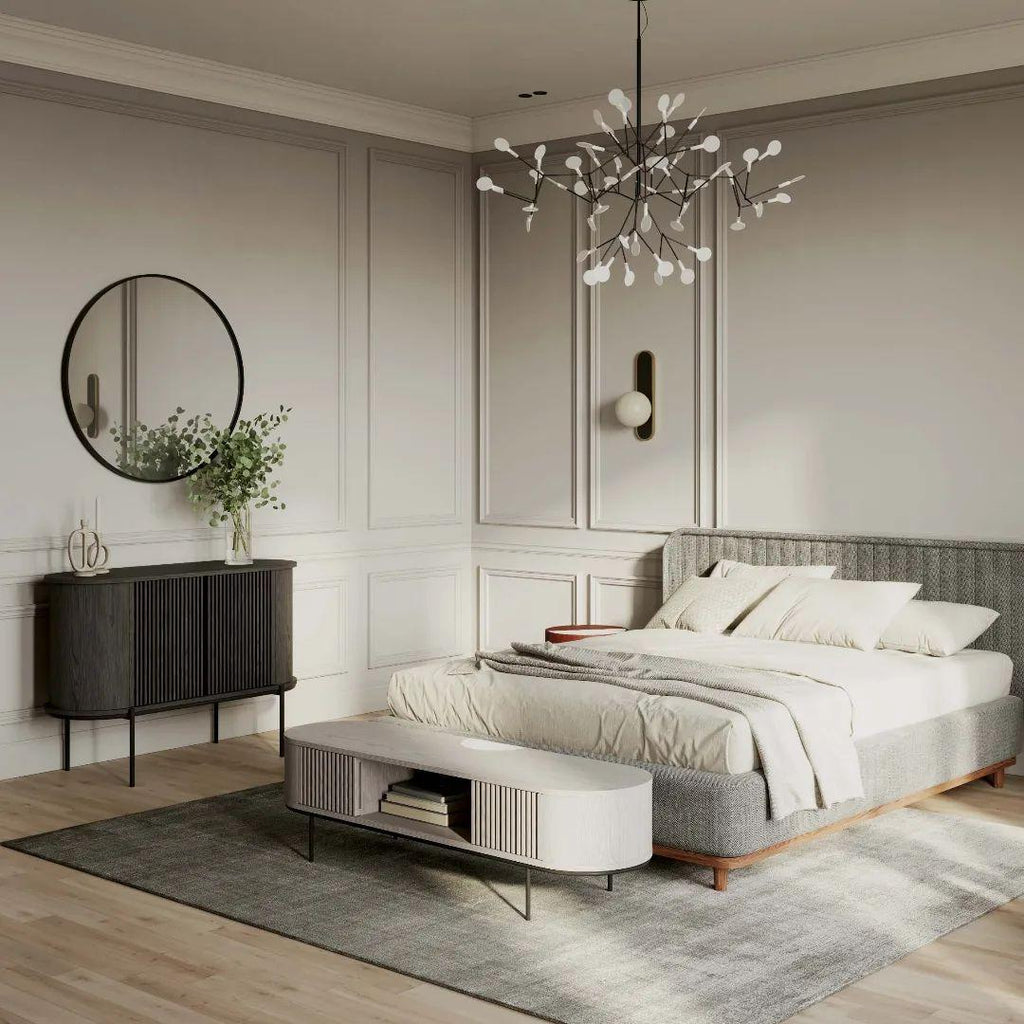 Firefly LED Chandelier, Black Branch Design, Dimmable, 30-135 Heads