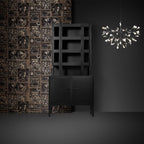 Firefly LED Chandelier, Black Branch Design, Dimmable, 30-135 Heads