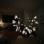 Firefly LED Chandelier, Black Branch Design, Dimmable, 30-135 Heads