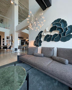 Firefly LED Chandelier, Black Branch Design, Dimmable, 30-135 Heads