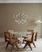 Firefly LED Chandelier, Black Branch Design, Dimmable, 30-135 Heads