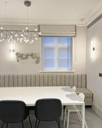 Firefly LED Chandelier, Black Branch Design, Dimmable, 30-135 Heads