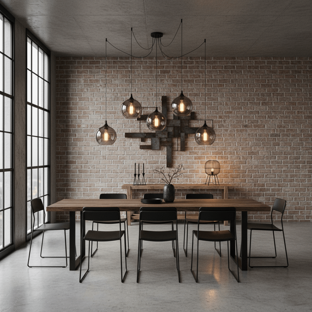 Bottle Pendant Light, Hand-Blown Smoke Gray Glass, Black, E27