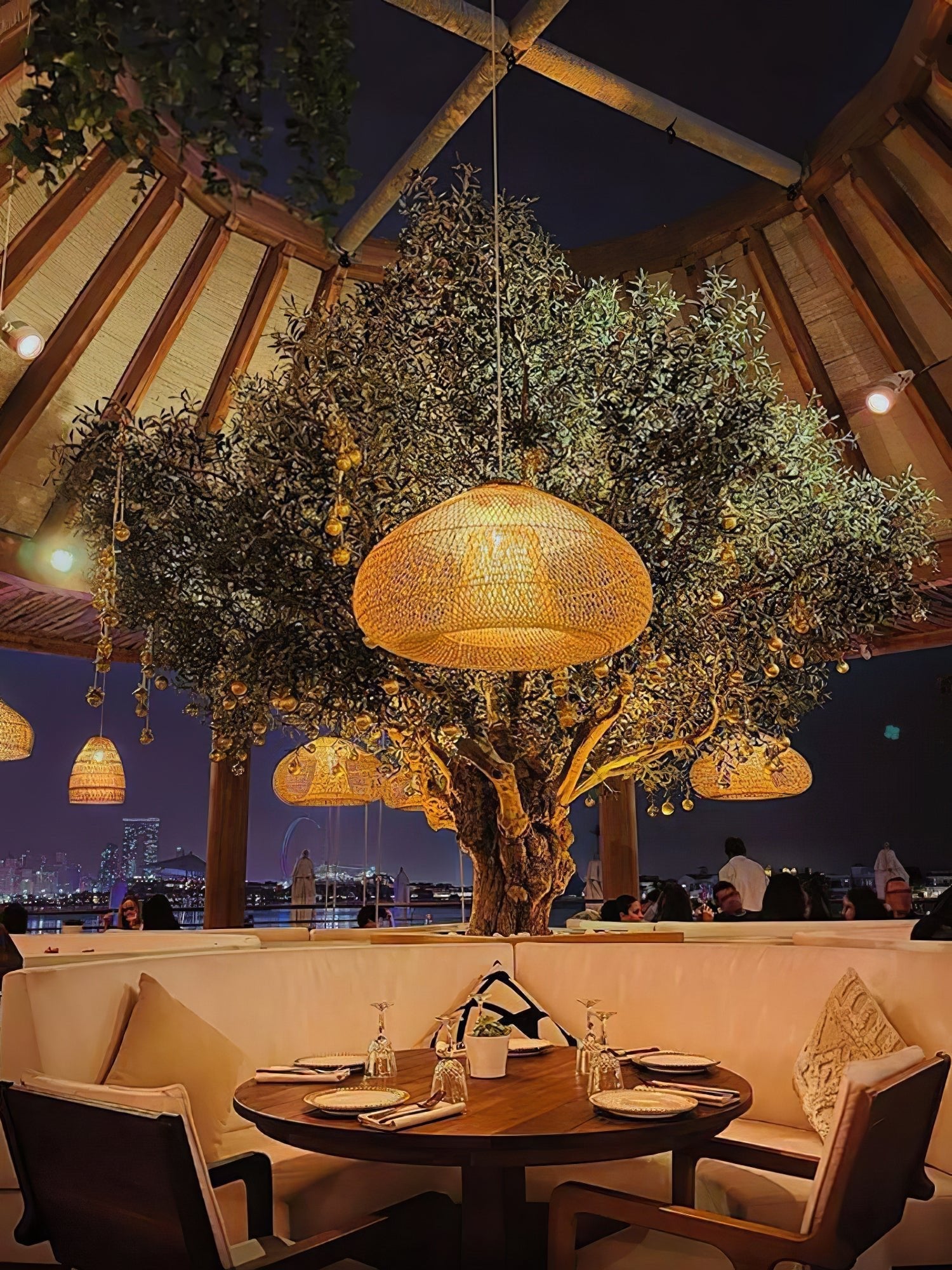 Rattan Pendant Light, Handwoven Shade, Wood Body, E27