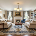 Chandelier, Persimmon Brass & Wood, White Glass Shades, E26/E27
