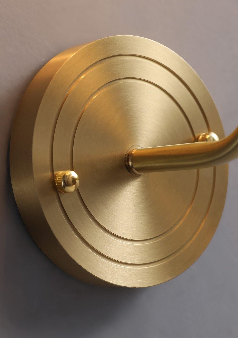 Deer Head Wall Light, Brass or Blackened, White Linen Shades, E14