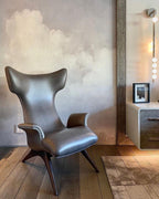 Glasrør Væglampe, Blæste Glasglobusser, Messingfinish, G4 LED