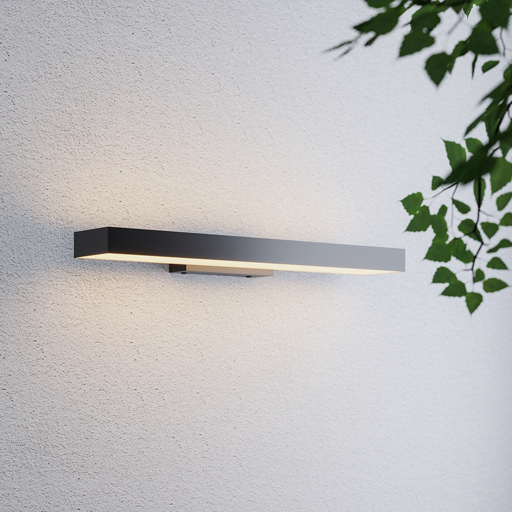 Applique murale en acier inoxydable avec capteur de mouvement optionnel, luminaire LED extérieur  