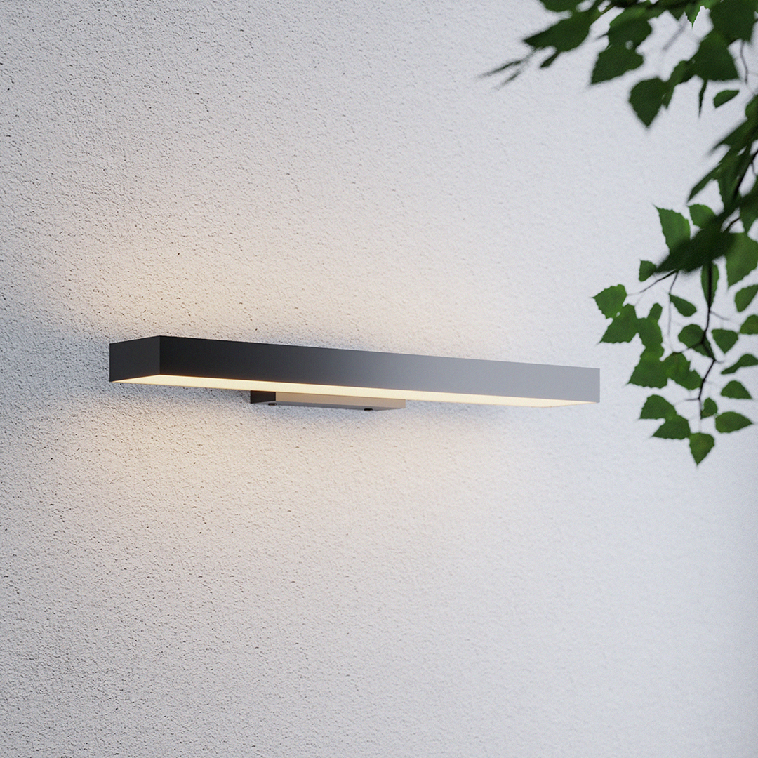 Applique murale en acier inoxydable avec capteur de mouvement optionnel, luminaire LED extérieur  