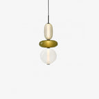 Glass jar pendant light with black ceiling fitting and cable