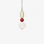 Glass jar pendant light shades in mixed colours and shapes
