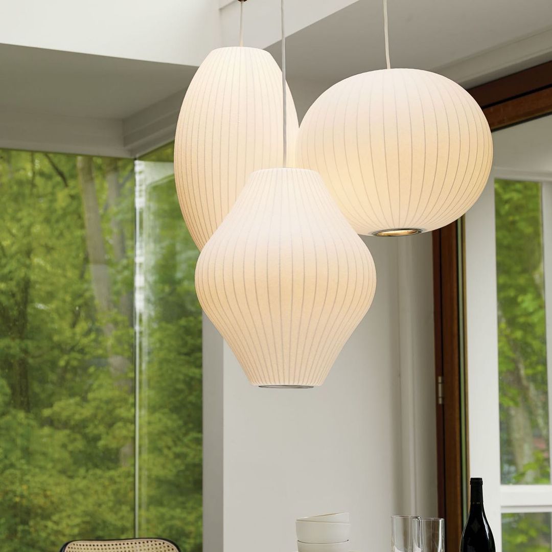Pendant Light, Crisscross Bubble, Mulberry Silk, Steel Wireframe, E26