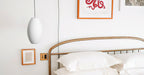 Nelson Bubble Swag Pendant Light grouped at staggered drops