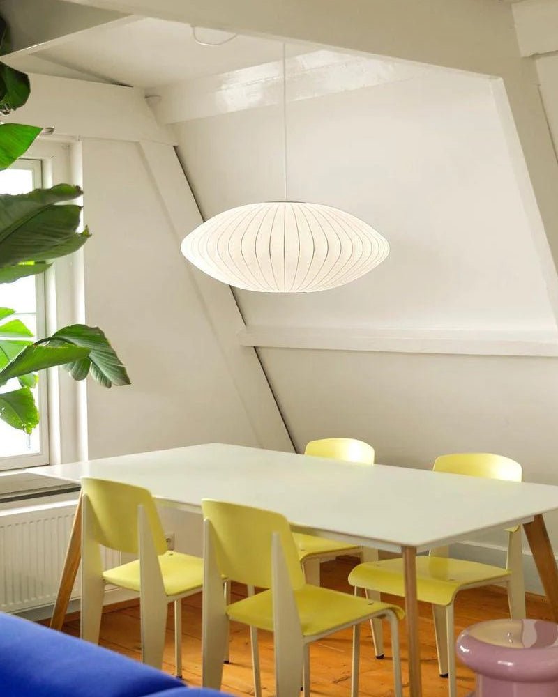 Nelson Bubble Swag Pendant Light cluster in a contemporary interior