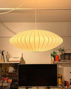 Nelson Bubble Swag Pendant Light grouped over a table