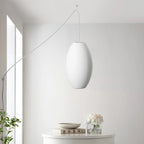 Nelson Bubble Swag Pendant Light wireframe glowing in a dim space
