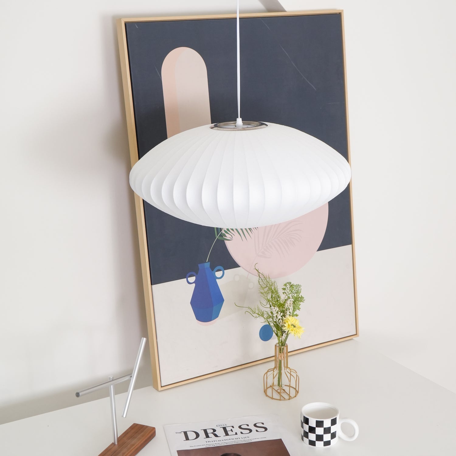 Nelson Bubble Swag Pendant Light styled detail shot eleven