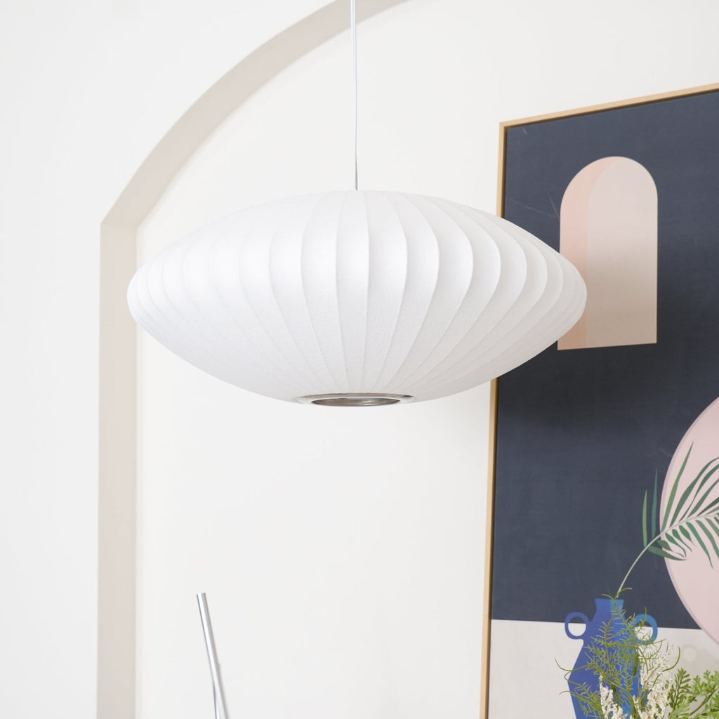 Nelson Bubble Swag Pendant Light styled detail shot twelve