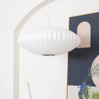 Nelson Bubble Swag Pendant Light styled detail shot twelve