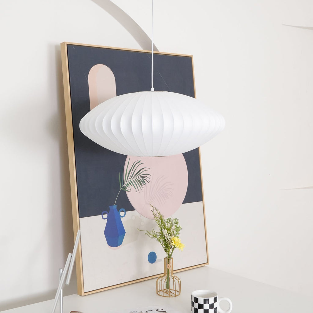 Nelson Bubble Swag Pendant Light styled detail shot thirteen
