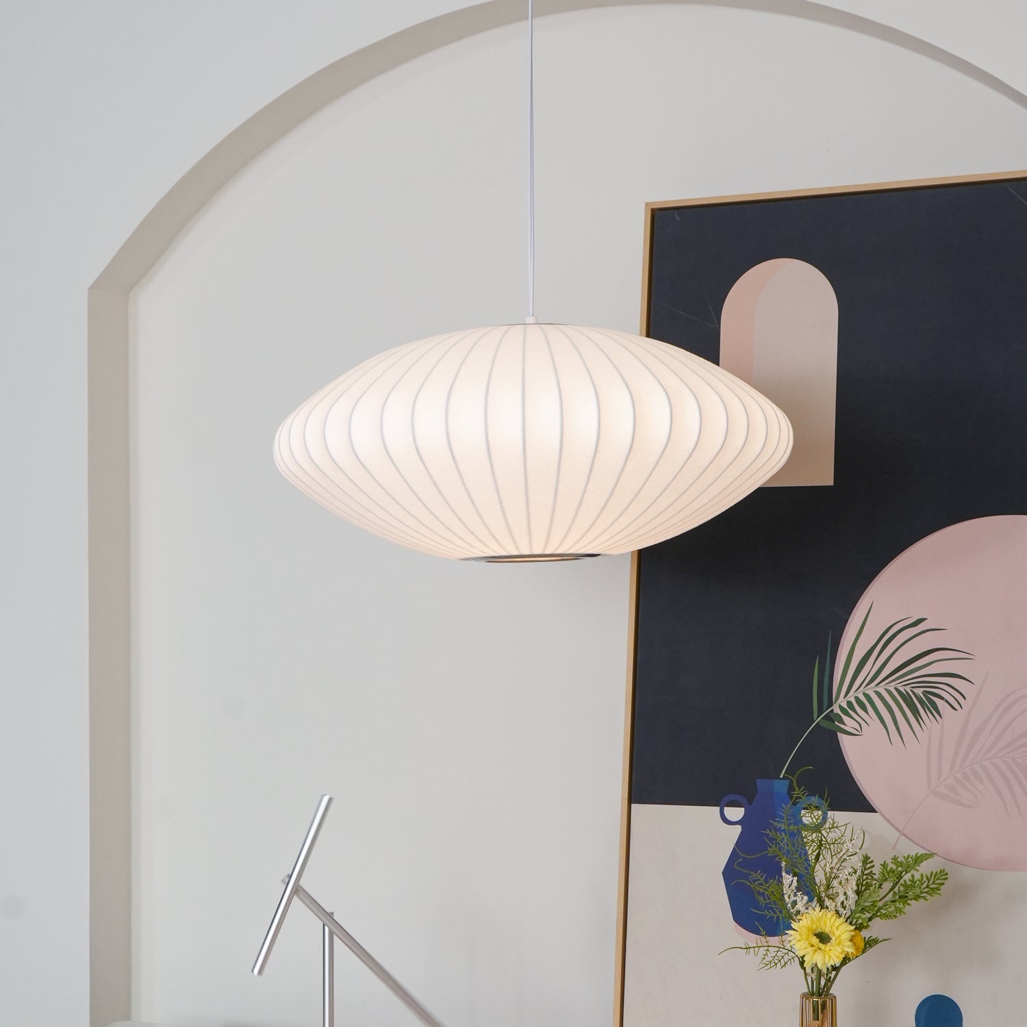 Nelson Bubble Swag Pendant Light styled detail shot five