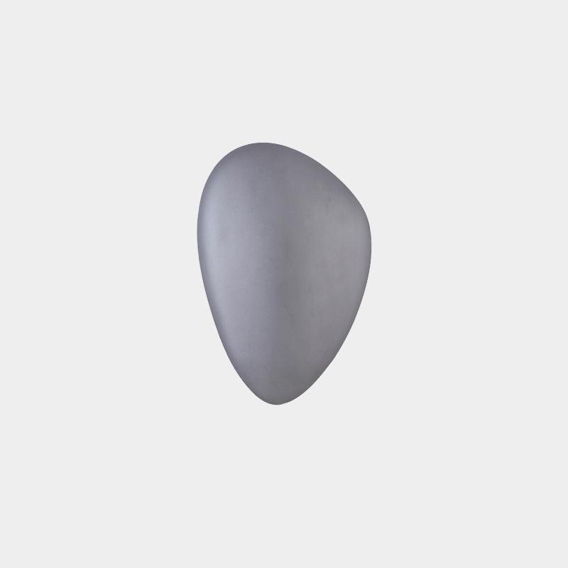 Wall Lamp, Pebble Hand-Blown Glass Shade, Integrated LED, Models A-D