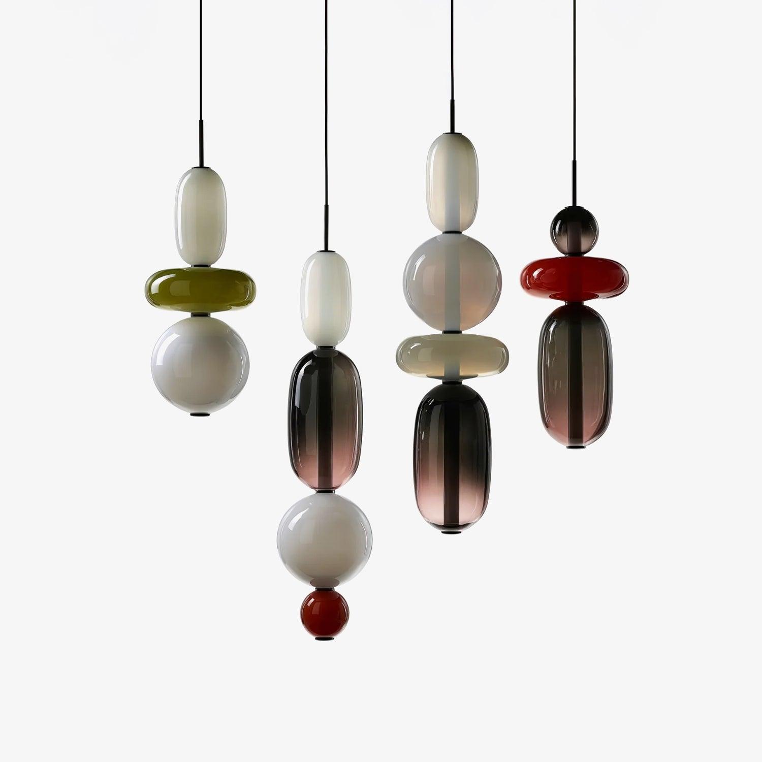 Single glass jar pendant light with black ceiling mount