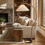 Caprani floor lamp standing in a bright minimalist interior