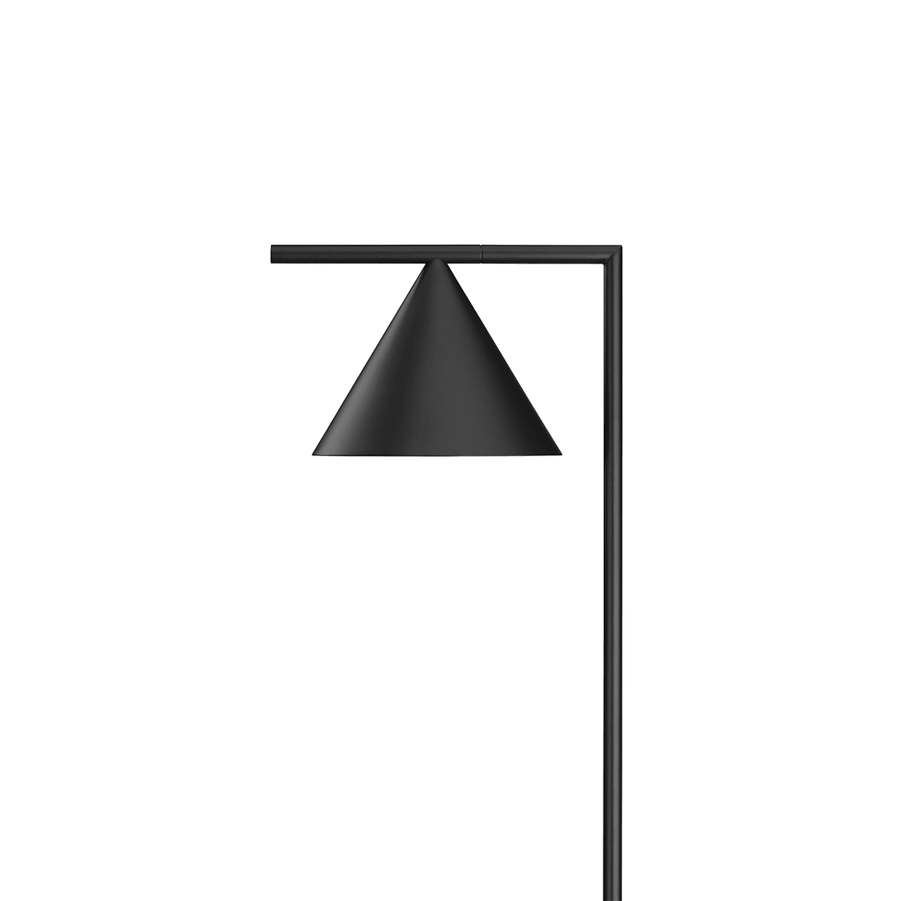 Captain Flint Floor Lamp, Carrara Marble Base, Spinning Opal Cone, E26/E27
