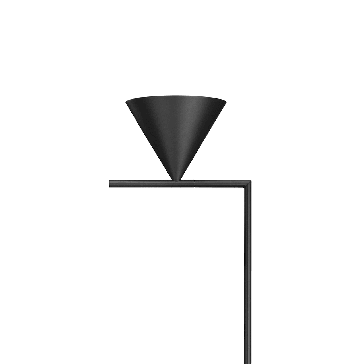 Captain Flint Floor Lamp, Carrara Marble Base, Spinning Opal Cone, E26/E27