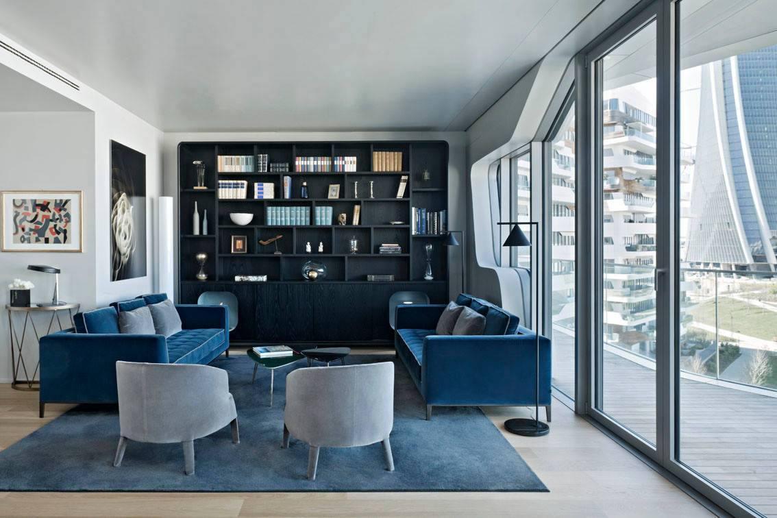 Captain Flint Floor Lamp, Carrara Marble Base, Spinning Opal Cone, E26/E27