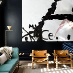 Captain Flint Floor Lamp, Carrara Marble Base, Spinning Opal Cone, E26/E27