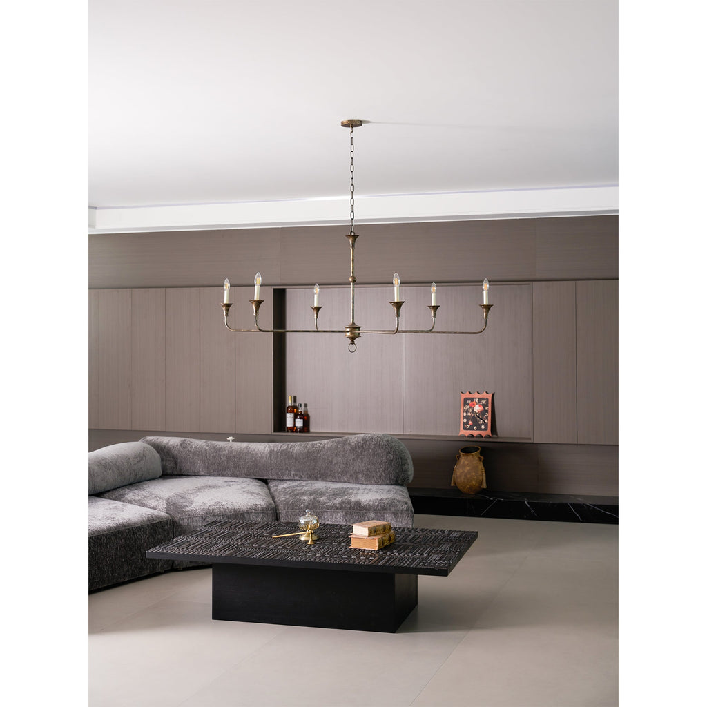 Candle chandelier full fixture shown without bulbs lit