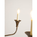 Candle chandelier shown against a plain background to show its full shape