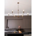 Candle chandelier full fixture without bulbs lit