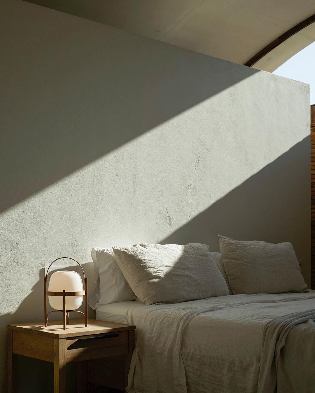 Portable Table Lamp, Ash or Walnut Wood Frame, White Glass Shade, E26/E27