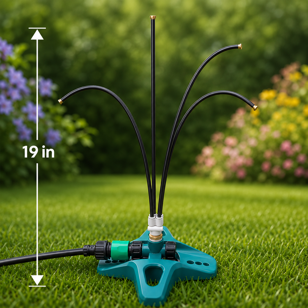 Outdoor Misting System for Patio and Garden, Portable No-Tool Cooling Kit