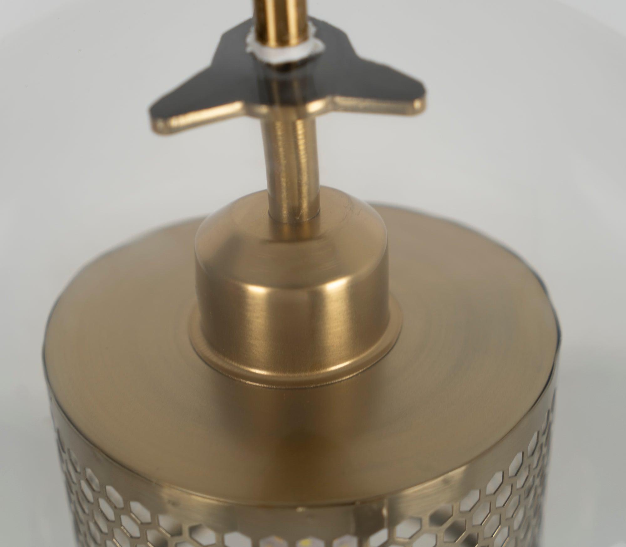 Pendant Light, Chiswick Glass, Copper Silver Black, E27 Cluster