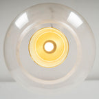 Pendant Light, Chiswick Glass, Copper Silver Black, E27 Cluster